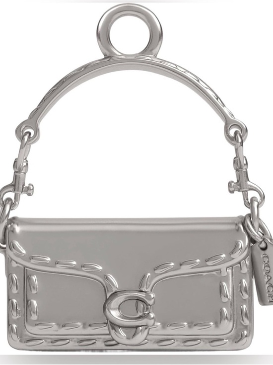 Coach Accessories - Coach NWT Silver Mini Tabby Shoe Charm  w/Micro Hangtag